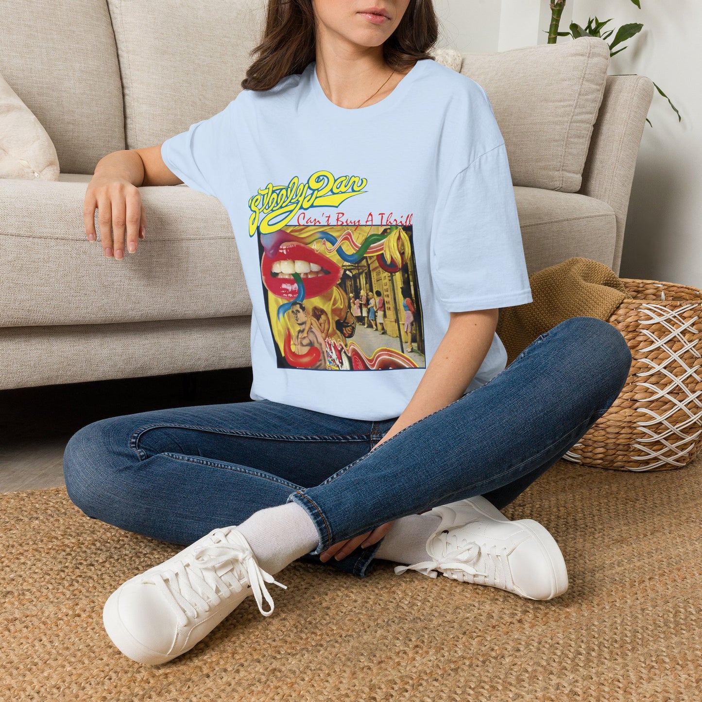 Steely Dan "Can't Buy a Thrill" Retro Album Art T-Shirt