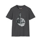 Revotees Graphic Grayscale Middle Finger Design T-Shirt - alternate view 8