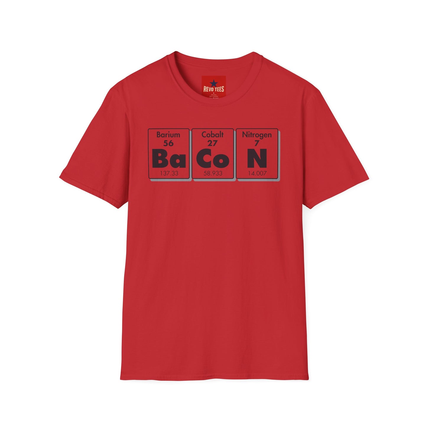 Bacon Periodic Table T‑Shirt