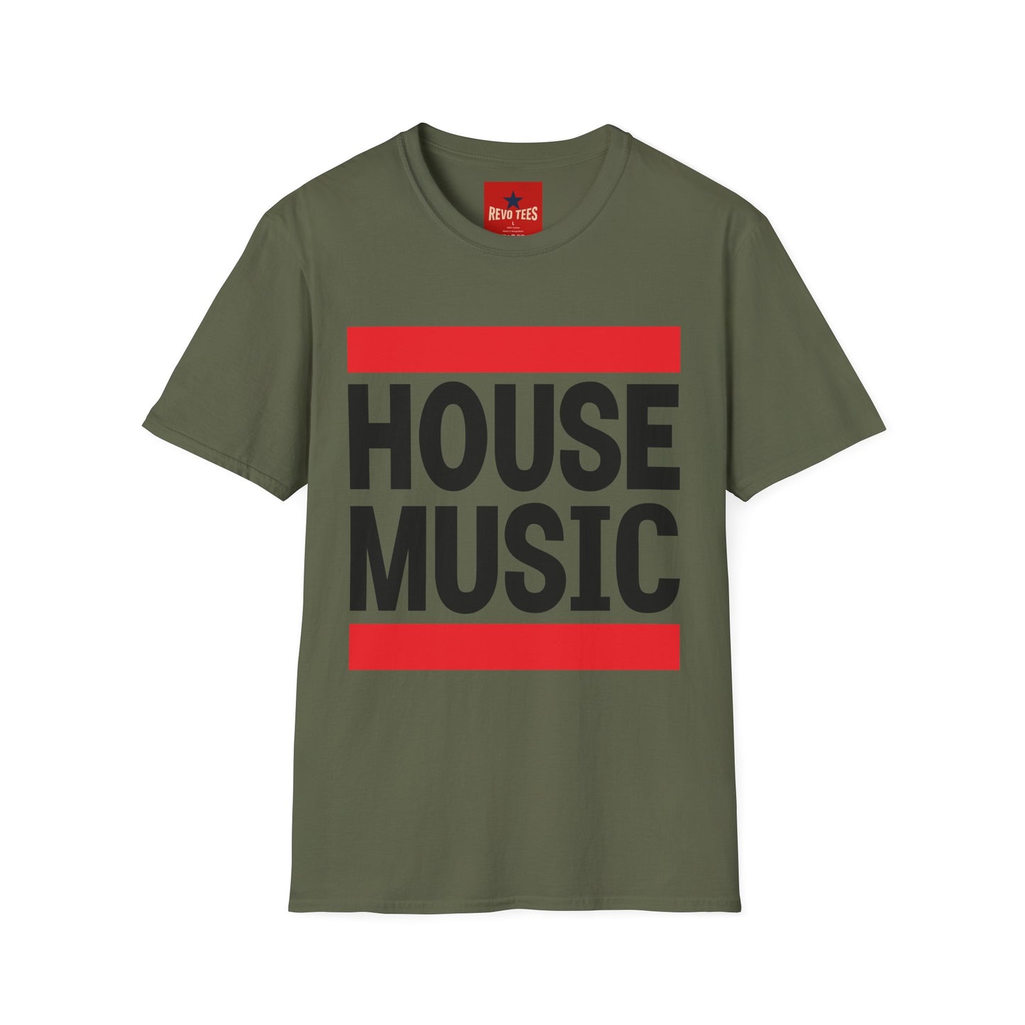 House Music T-Shirt — Bold Retro DJ Tee for Club, Festival & Music Lovers
