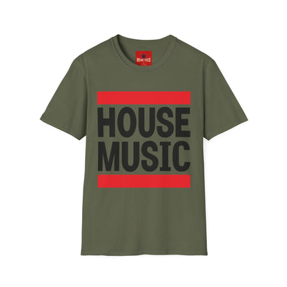 House Music T-Shirt — Bold Retro DJ Tee for Club, Festival & Music Lovers