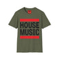 House Music T-Shirt — Bold Retro DJ Tee for Club, Festival & Music Lovers