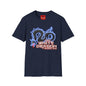 White Dragon Graphic T-Shirt — Neon Snake Logo "The White Dragon"