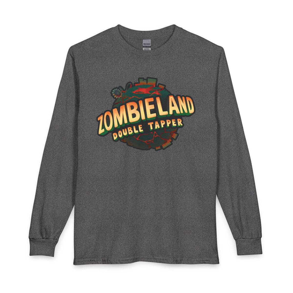 Zombieland Double Tapper Long Sleeve Tee — Retro Zombie Movie Graphic Shirt