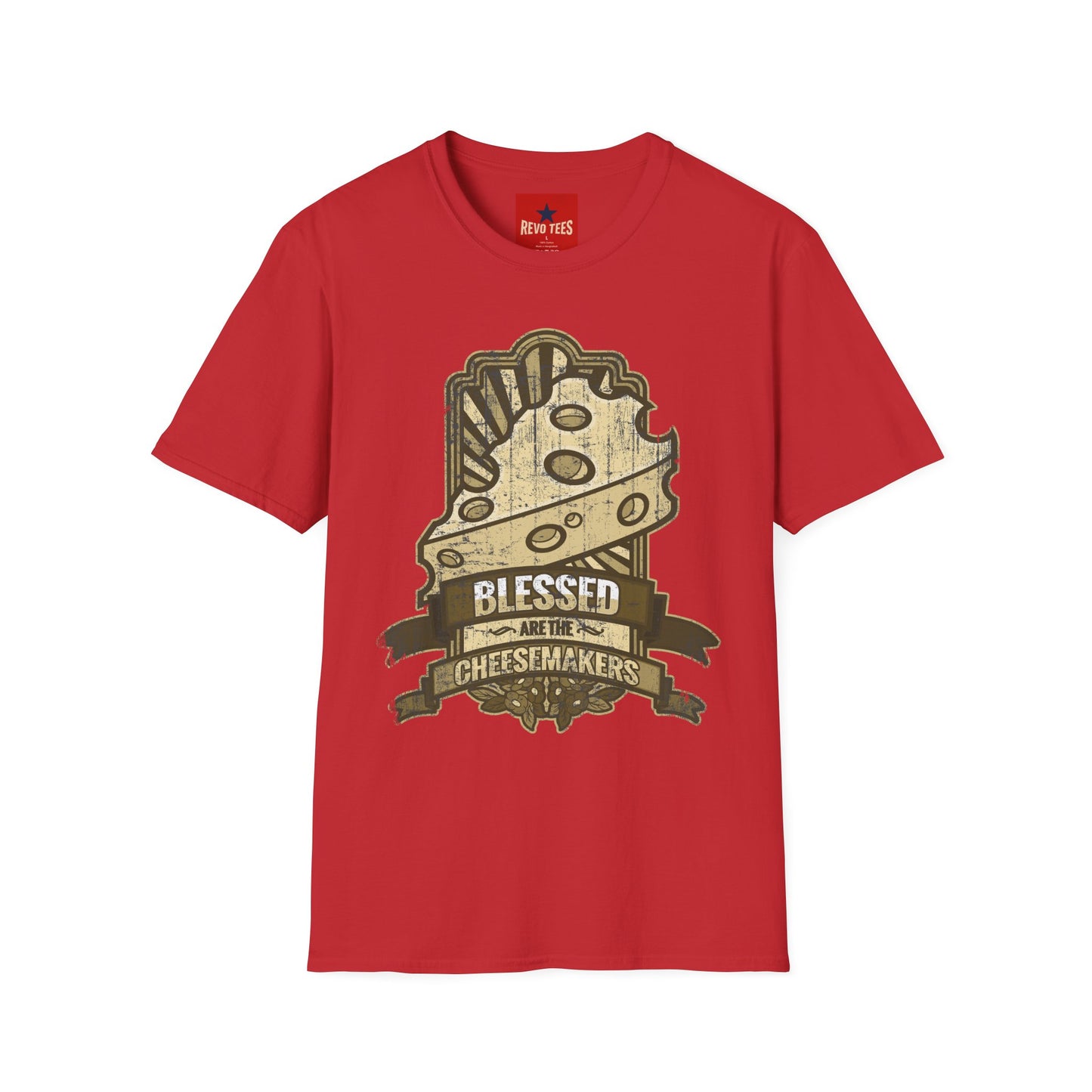 Blessed Cheesemakers T-Shirt – Retro Cheese Lover Tee