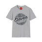 Eleven Waffles Graphic T-Shirt — Retro Breakfast Cafe Tee
