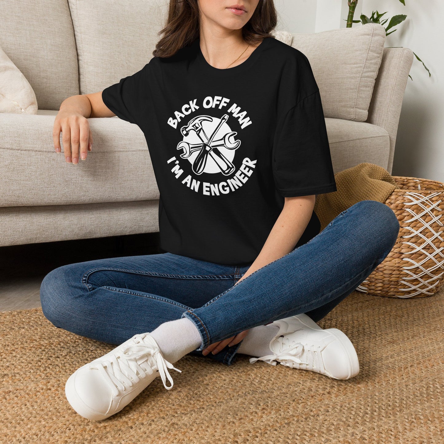 Engineer T-Shirt — "Back Off Man I'm An Engineer" Mechanical Tools Tee