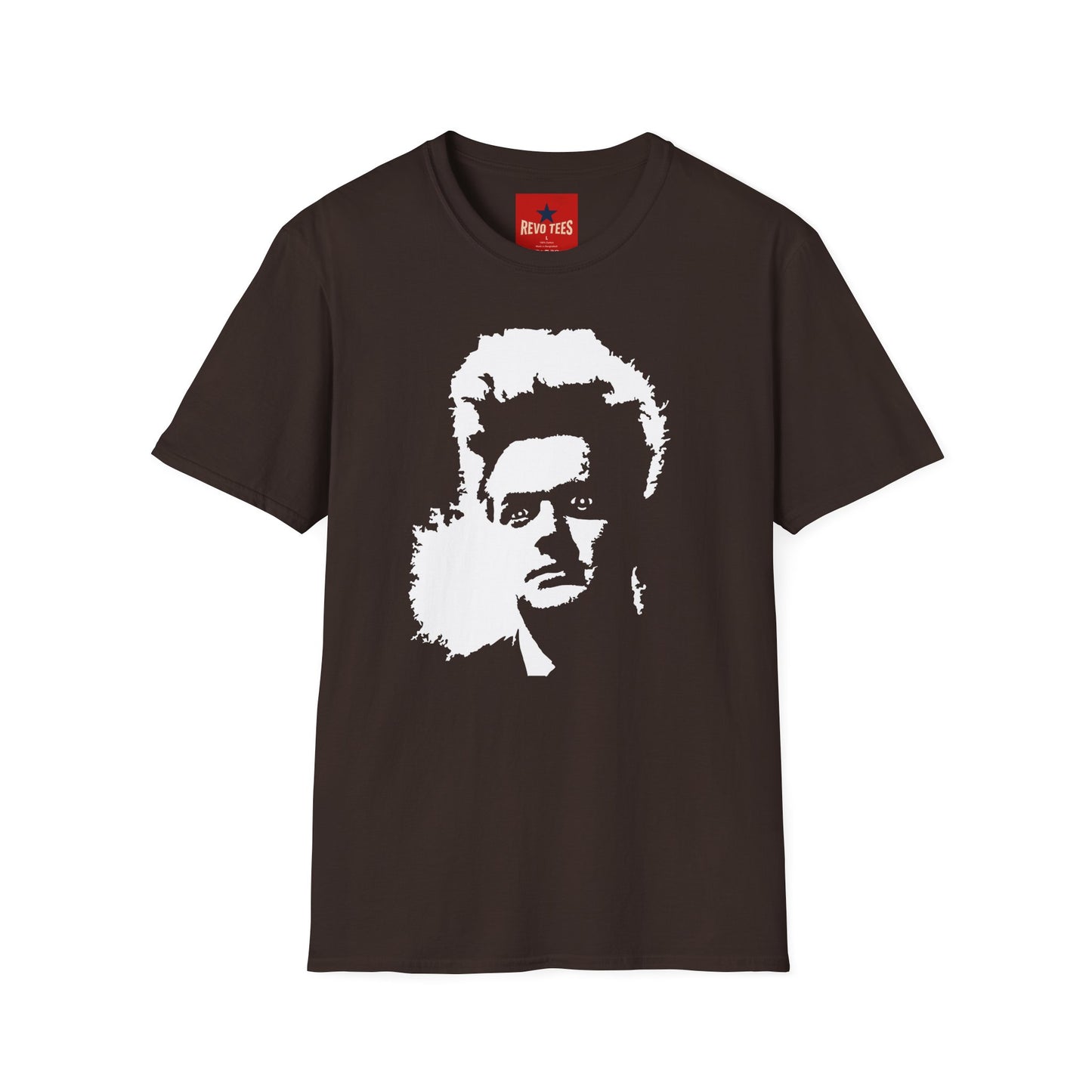 Retro Icon Portrait T-Shirt — High-Contrast Celebrity Silhouette Tee