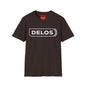Delos Logo T‑Shirt — Minimal Retro Graphic Tee