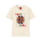 King of Hearts T-Shirt — Vintage Playing Card Graphic Tee