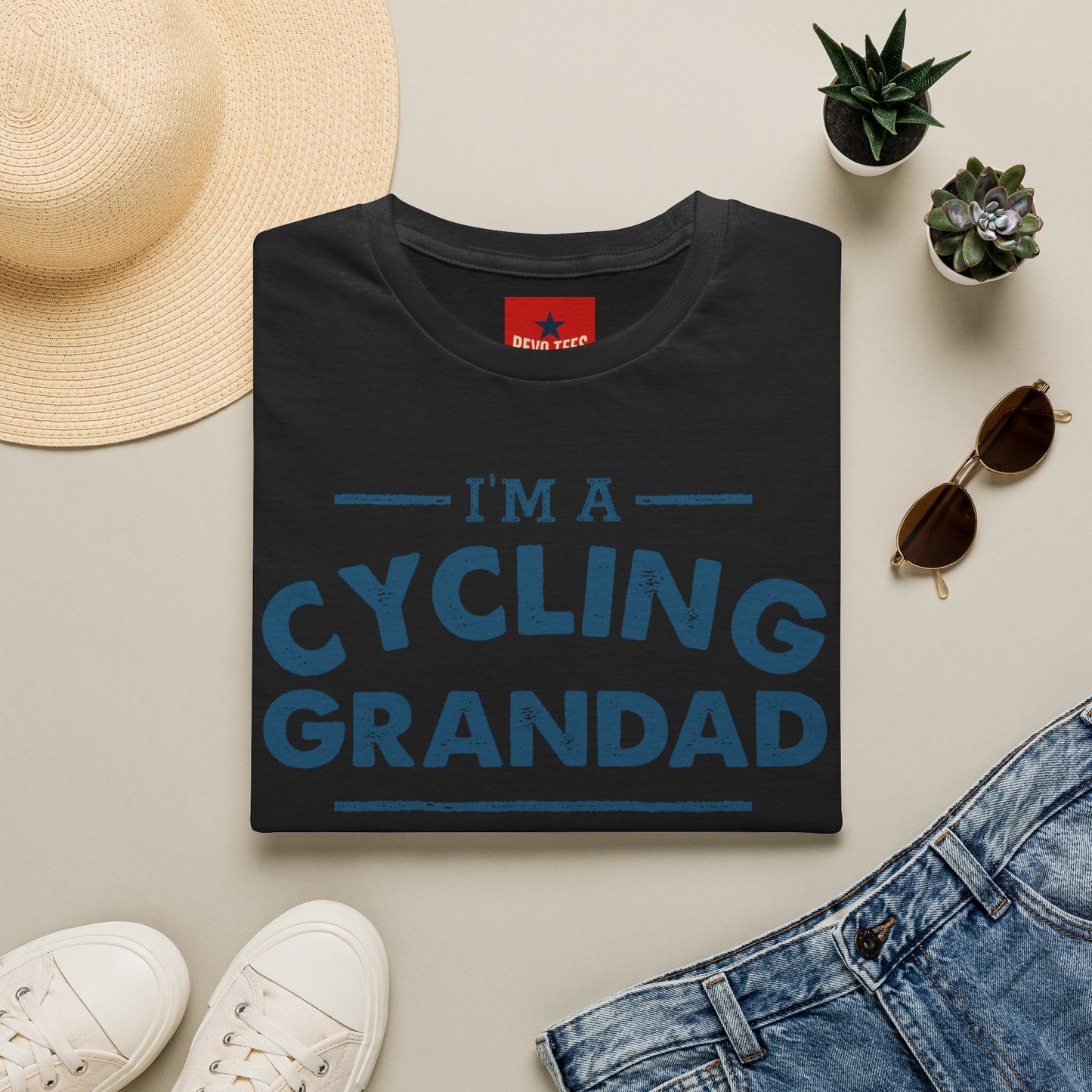 Cycling Grandad T‑Shirt — "I'm a Cycling Grandad" Funny Gift for Grandpa
