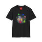 Retro Cartoon Monster Crew T-Shirt — 80s TV Horror Parody Graphic Tee