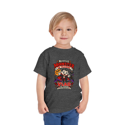 REVOTEES Toddler Monster In Training Tee — 'Vlad the Vampire' Halloween Kids Shirt