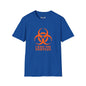 Revotees Graphic Orange Biohazard Icon with I Have the Sniffles T-Shirt - alternate view 9