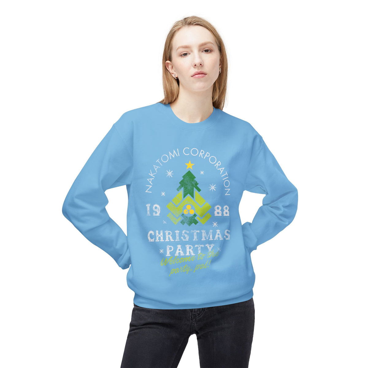Die Hard 'Nakatomi Corporation 1988' Holiday Crewneck Christmas Party Sweatshirt