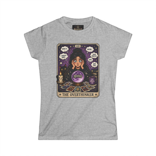 REVOTEES The Overthinker Tarot T‑Shirt — Women's Psychic Crystal Ball Tee