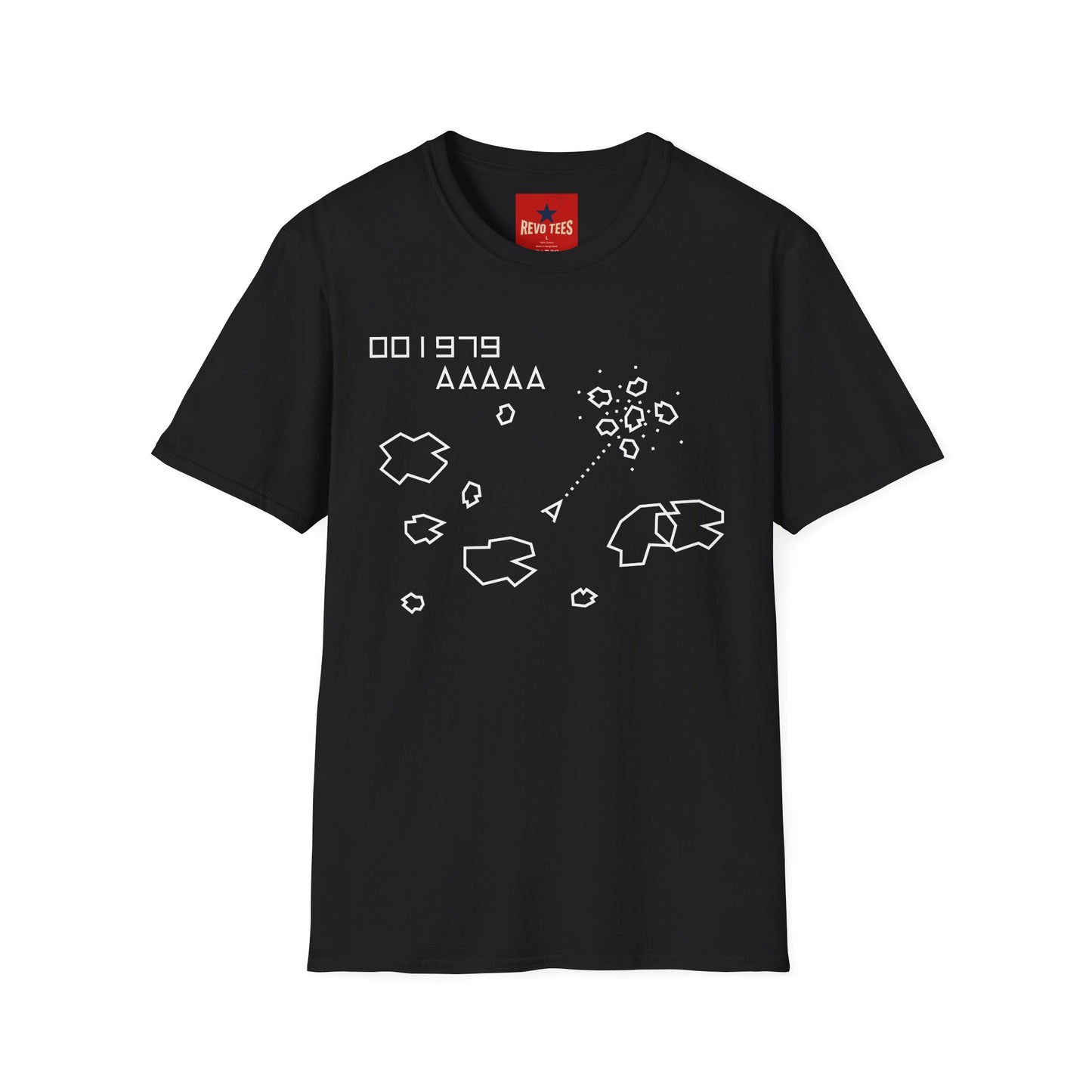 Retro Asteroids Arcade T‑Shirt — Vintage Space Shooter Gaming Tee