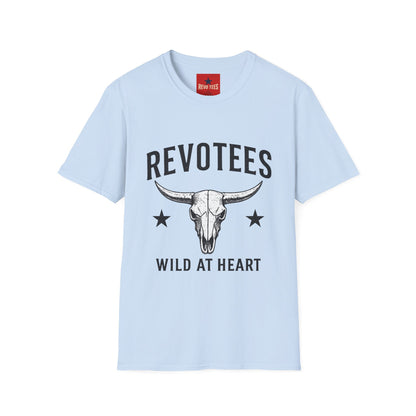 Revotees Bull Skull T-Shirt — Wild at Heart Western Graphic Tee