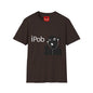 iPob Funny Graphic T-Shirt — Cute Earbud Face Tech Tee