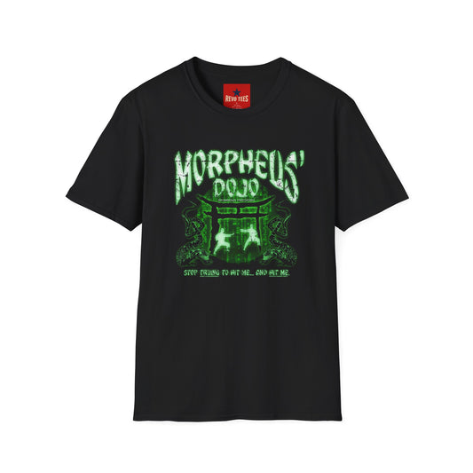 Morpheus' Dojo T-Shirt — Neon Green Martial Arts Tee