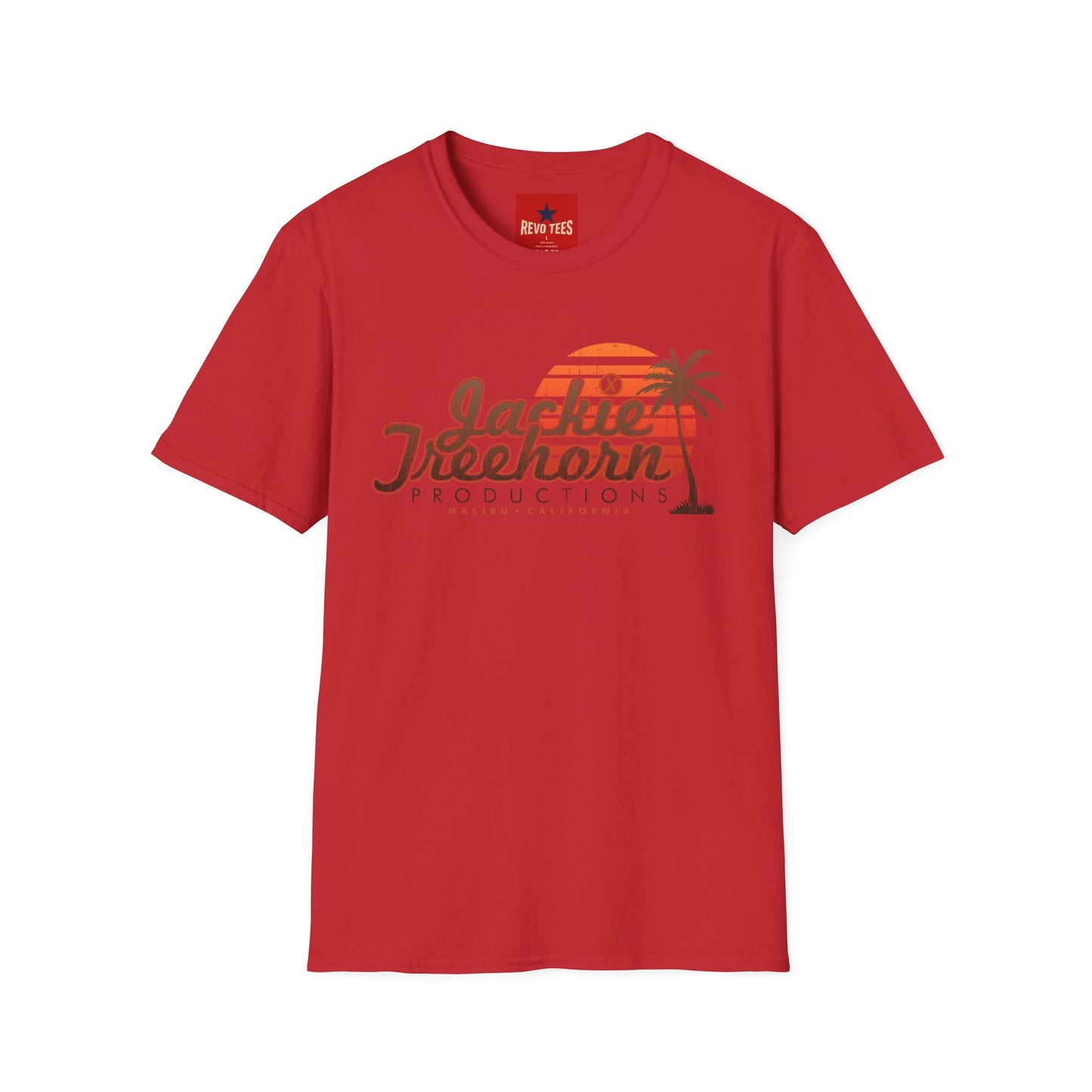 T-Shirt — Jackie Treelhorn Productions Vintage Sunset Logo (Malibu California)