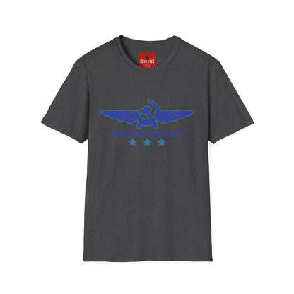 Vintage Aeroflot Logo T-Shirt — Retro Soviet Aviation Graphic Tee