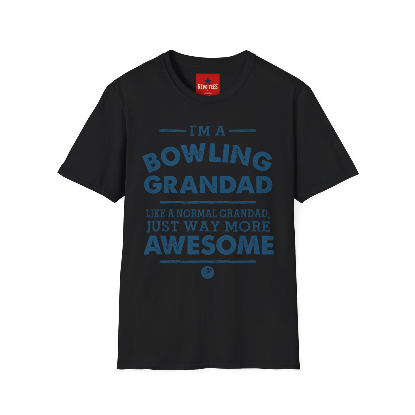 Bowling Grandad T-Shirt — "I'm a Bowling Grandad" Retro Dad Gift