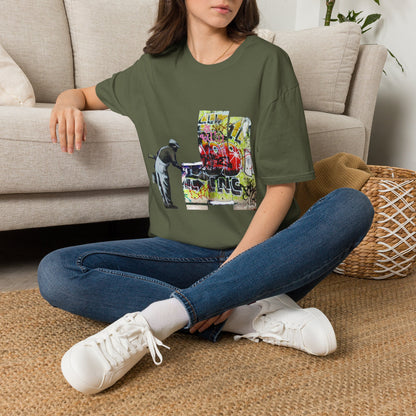 Banksy Graffiti Cleaner T-Shirt — Urban Street Art Tee