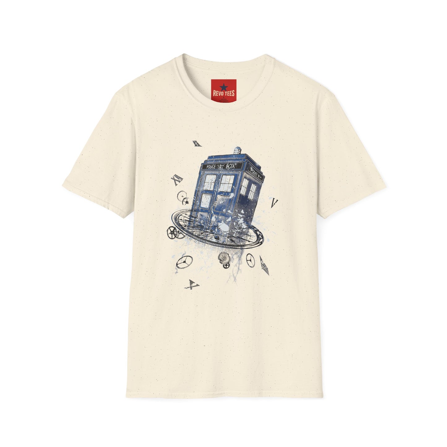 TARDIS Time Portal T-Shirt — Doctor Who Retro Sci‑Fi Graphic Tee