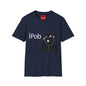 iPob Funny Graphic T-Shirt — Cute Earbud Face Tech Tee