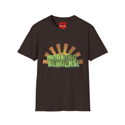 Morning Benders T-Shirt — Retro Sunrise Graphic Tee