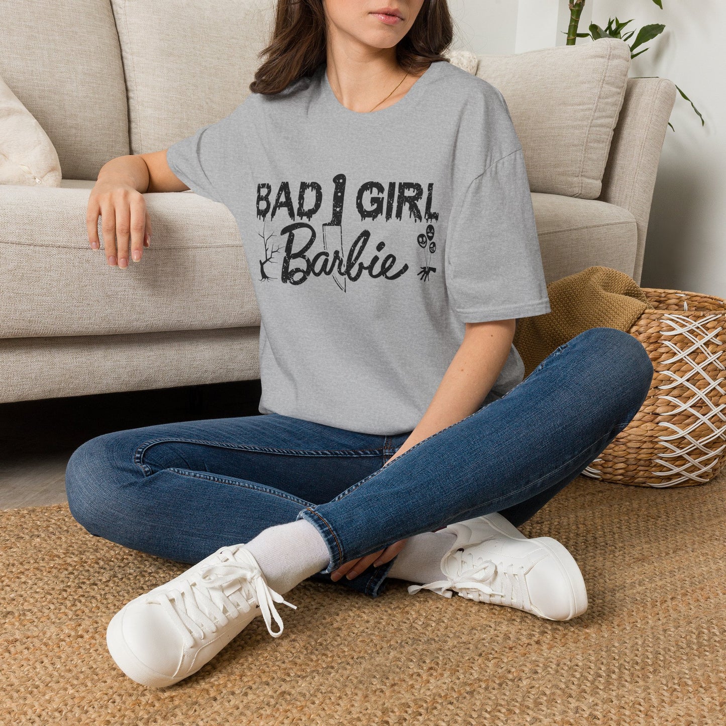 Bad Girl Barbie T-Shirt — Edgy Goth Barbie Graphic Tee