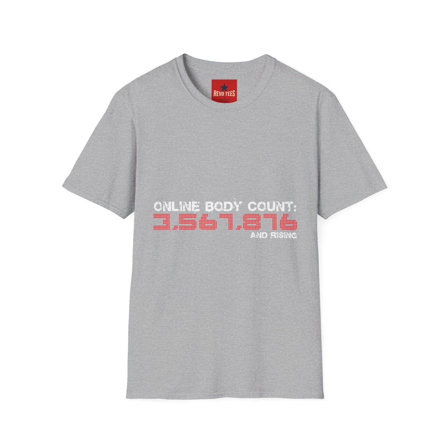 Online Body Count - Unisex Softstyle T-Shirt