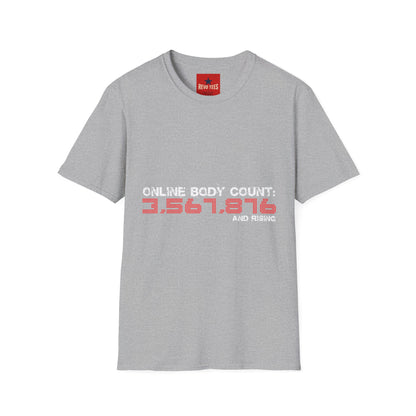 Online Body Count - Unisex Softstyle T-Shirt