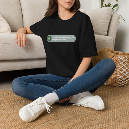 T-Shirt — "Achievement Unlocked: Banged Your Mom" Gamer Humor Tee