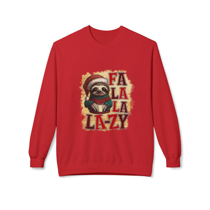 Fa La La La-Zy Sloth Christmas Sweatshirt