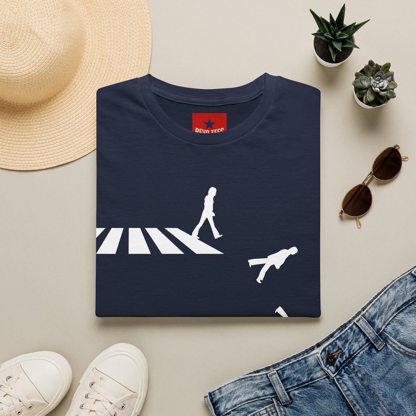 Beatles - Zebra Crossing Funny - Unisex Softstyle T-Shirt