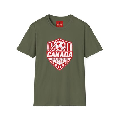 World Cup 2026 - Canada Soccer Team T‑Shirt — 2026 Crest Tee