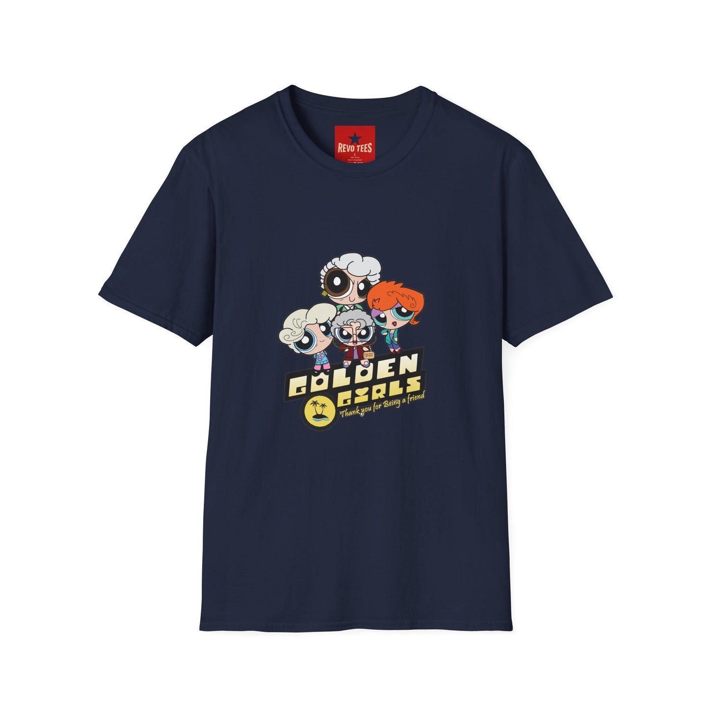 Golden Girls Cartoon T-Shirt — Retro Cute Powerpuff Style Tee