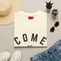 Come As You Are T-Shirt — Casual Vintage Lettering Tee