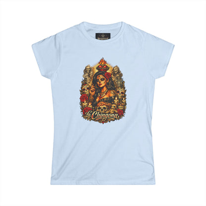 T-Shirt — La Chingona Day of the Dead Sugar Skull Tee