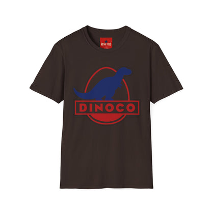 T-Shirt — Retro Dino Logo 'Dinoco' Graphic Tee