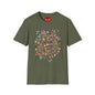 Retro Character Spiral T-Shirt — 80s Cartoon Cast Design