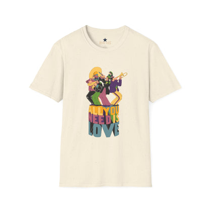 Revotees Retro Jazz Band All You Need Is Love Graphic T-Shirt - alternate view 5