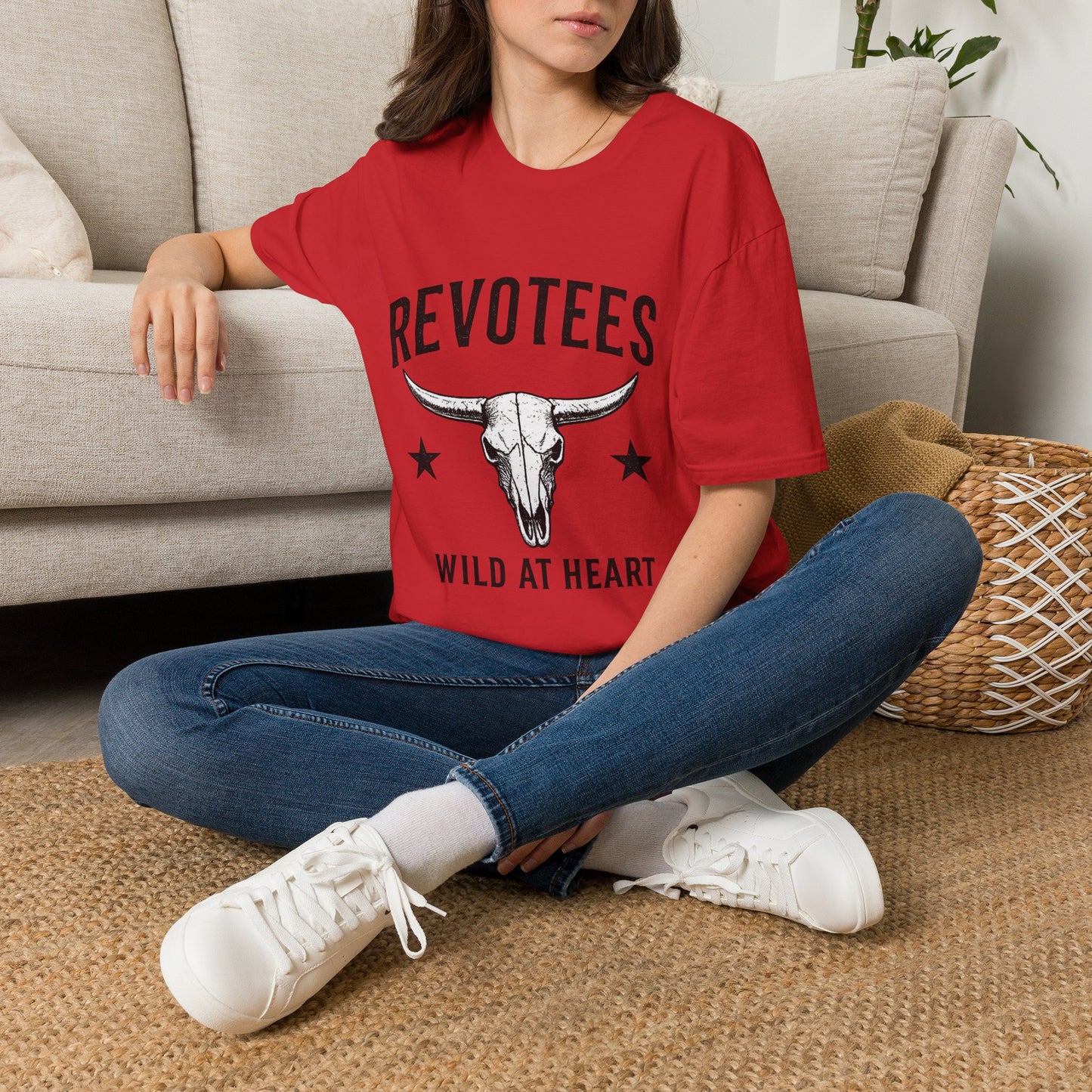 Revotees Bull Skull T-Shirt — Wild at Heart Western Graphic Tee