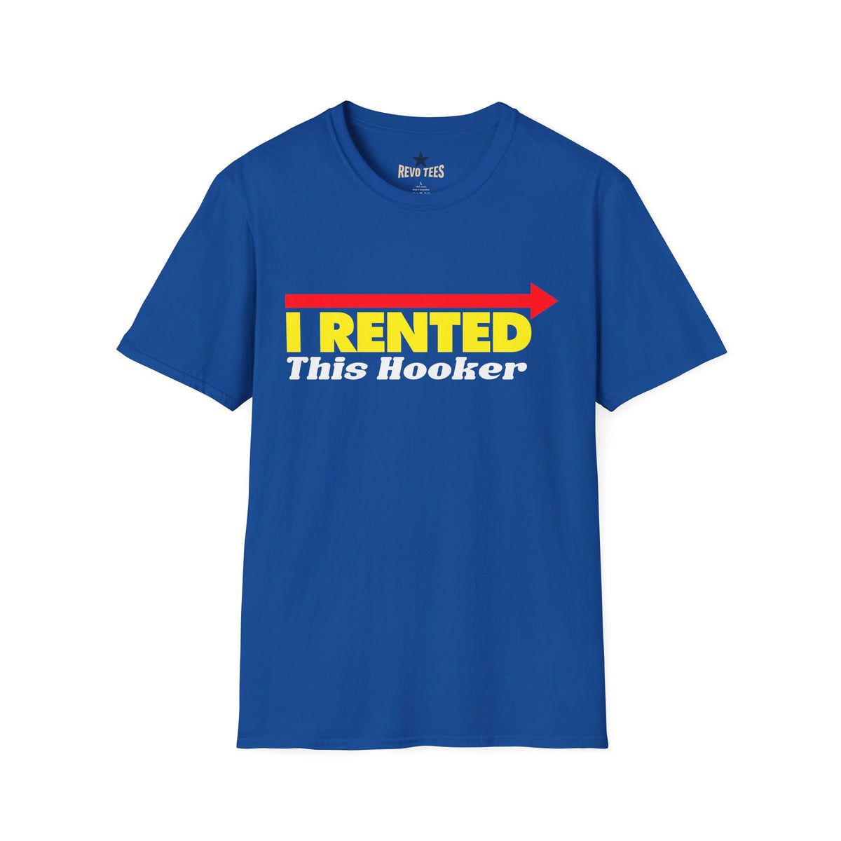 Revotees Novelty I Rented This Hooker Funny Party Shirt T-Shirt - alternate view 7