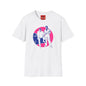 Miami Retro Duo Silhouette T‑Shirt — Vintage 80s Nightlife Graphic Tee