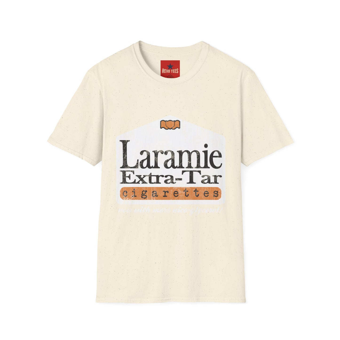 Laramie Vintage Cigarette Logo Tee - Retro Graphic T-Shirt