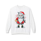 Santa Skull — Edgy Christmas Graphic Crewneck Sweatshirt