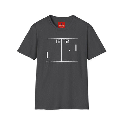 1972 Retro Pong T-Shirt — Vintage Arcade Video Game Tee